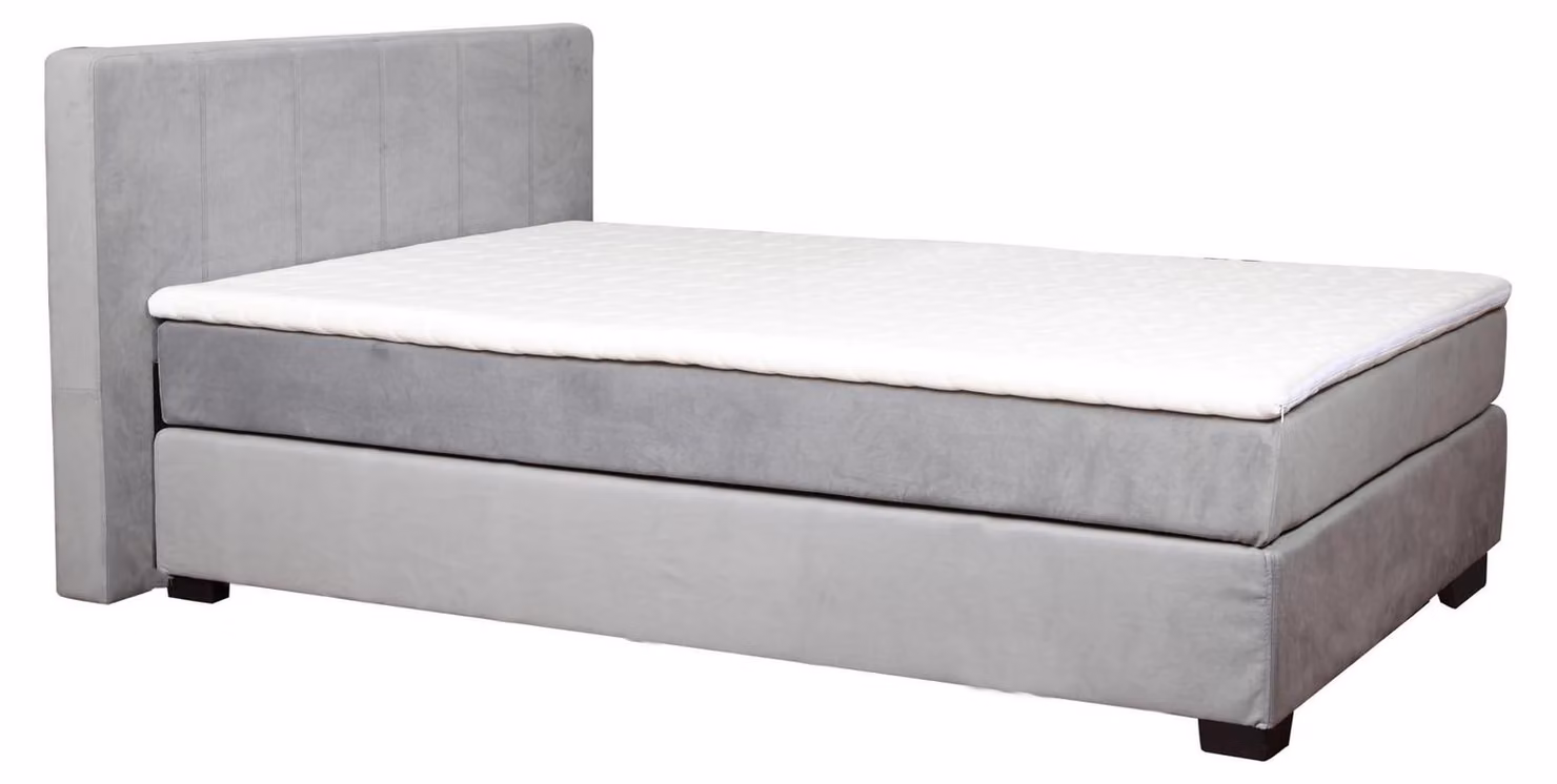 Elegantes Design Bett Betten Polsterbett Ehebett Boxspring 140x200cm Grau