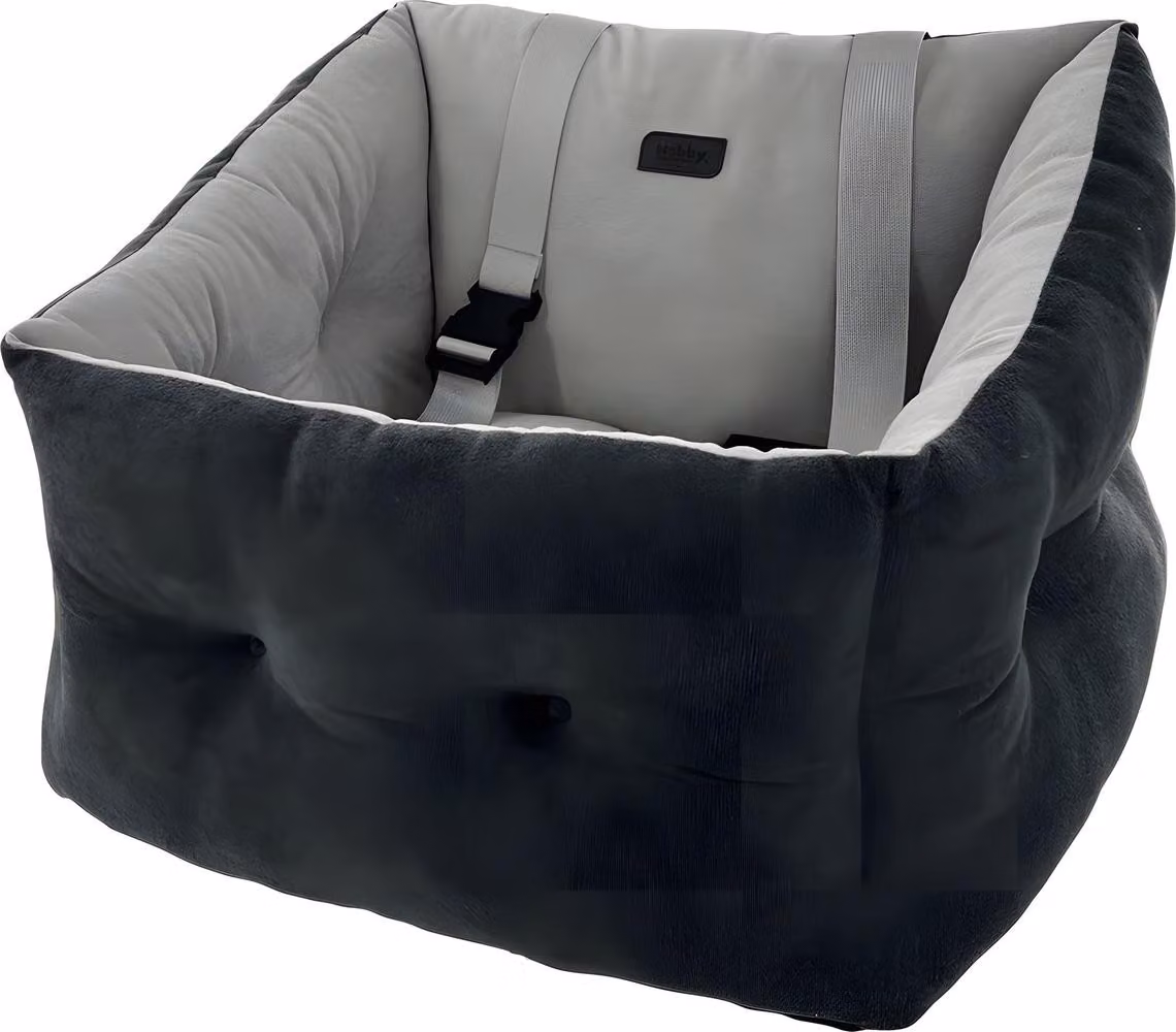Seggiolino auto per cani Nobby Rian grigio