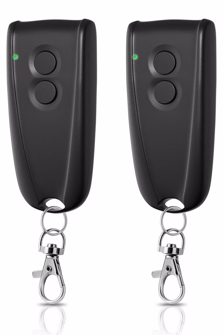 2 telecomandi per l'apertura automatica di porte garage, compatibili con i modelli RSC2-433 e RSE2-433