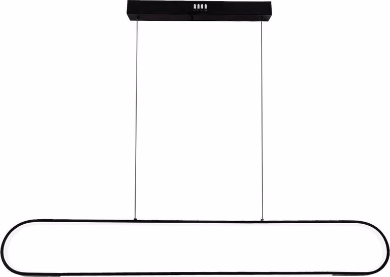 Lampada a sospensione FRAME 42W LED nera 4000K di Milagro