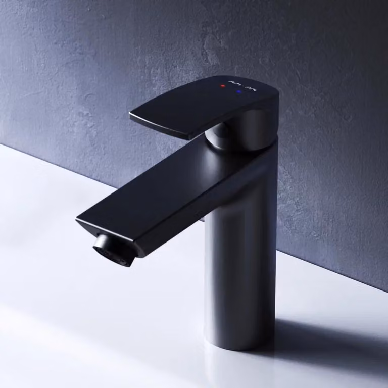 AM.PM Rubinetto da bagno Nero Miscelatore per lavabo Miscelatore da bagno Miscelatore per lavabo Miscelatore monocomando Bagno