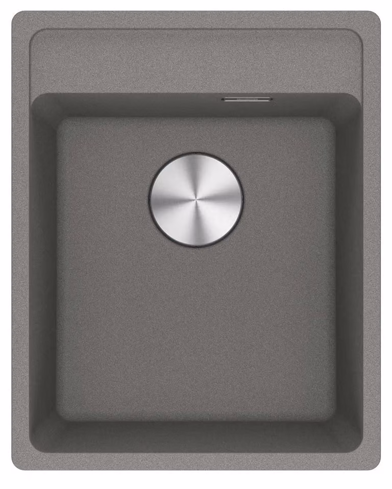 Franke Maris lavabo sotto intonaco Bacinella in fragranite MRG 210-37 A Grigio pietra Funzionamento manuale da 45 cm 135.0683.029