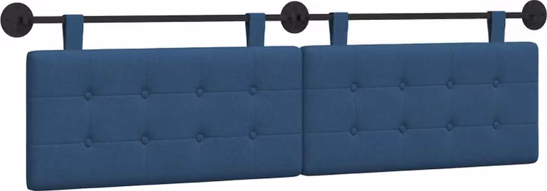 Testiera sospesa Blu Tessuto