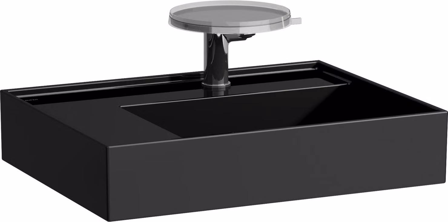 LAUFEN Kartell lavabo, tablette gauche, 1 trou pour robinet, sans trop-plein, 600x460m, H8103350201111, H8103350201111