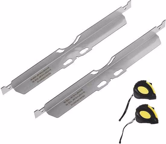 Set di strumenti in acciaio, composto da 2 pezzi, per misurazioni precise, comprensivo di 2 metri a nastro e una tabella di conversione