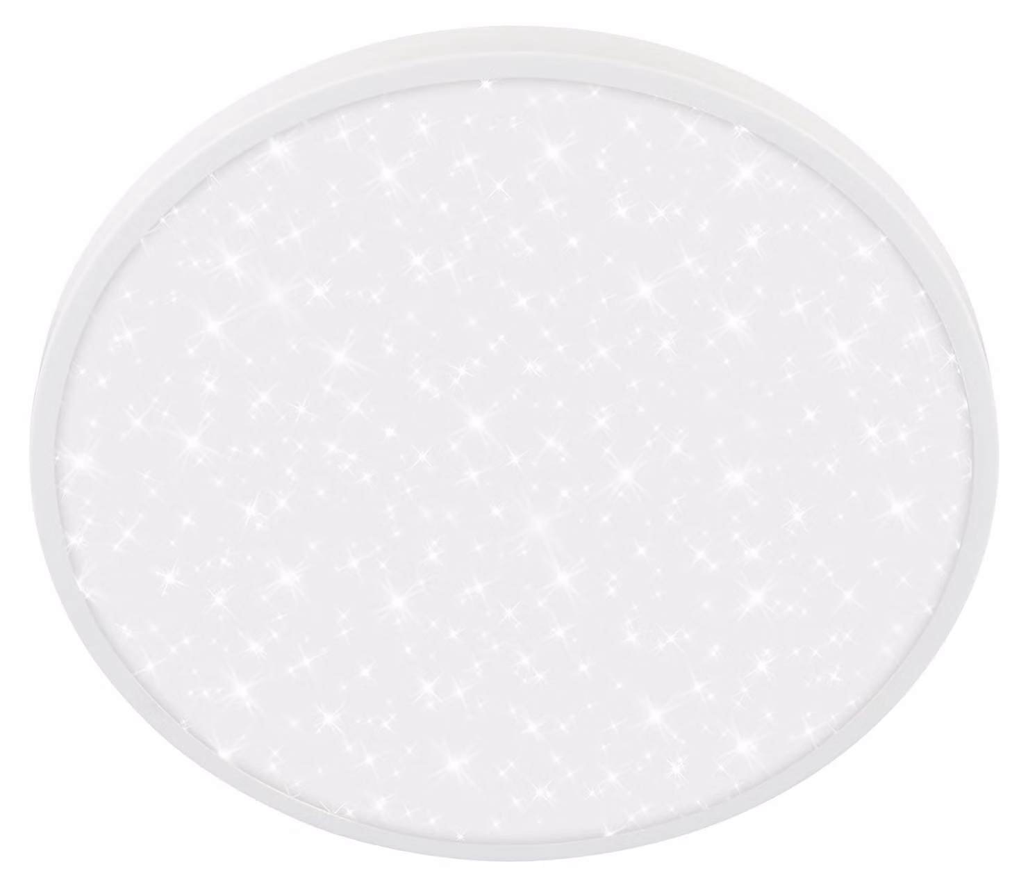 Briloner COMPETO Plafoniera LED, cornice decorativa, cielo stellato, luce bianca neutra, bianco, Ø33 x 6 cm