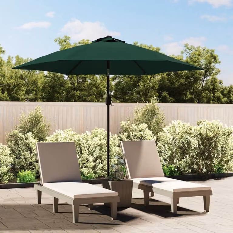 Maison Exclusive - Telo di Ricambio per Ombrellone Verde 300 cm