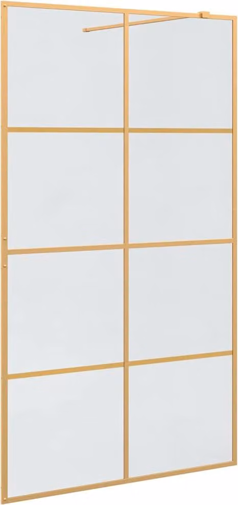 Parete Doccia Walk-in Oro 115 x 195 cm vetro temperato
