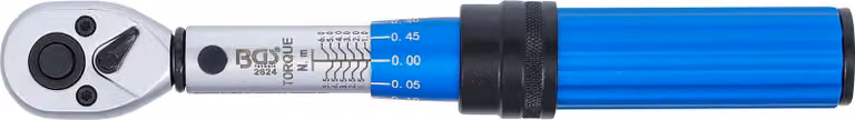 BGS Chiave dinamometrica Uscita azionamento esterno quadrato 6,3 mm (1/4") 1 - 6 Nm - 2824