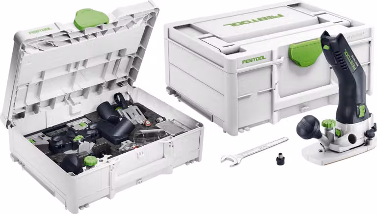 Festool MFKC 700 EB-Basic Modulo batteria Fresatrice per bordi 18 V 8 mm Brushless + Set di accessori + Systainer - senza batteria, senza caricabatteria