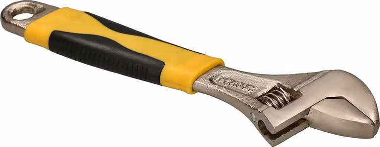 KOTARBAU® Chiave regolabile da 200 mm in acciaio al cromo vanadio Chiave combinata a forchetta aperta con impugnatura in gomma