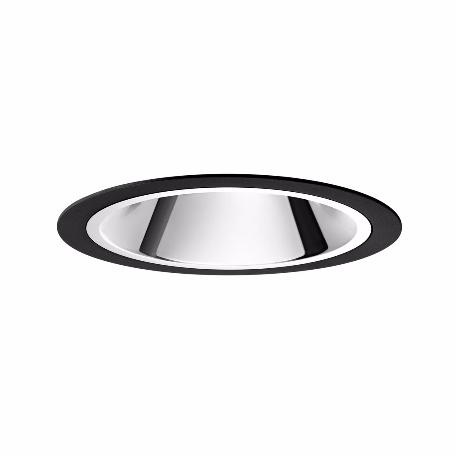 Egger Licht DLS luci da incasso Centro nero Ø 11,5 cm 3.000 K 75° Centro, dimmerabile, Nero, Corridoio, Alluminio, Moderno, Lampade da incasso per negozi