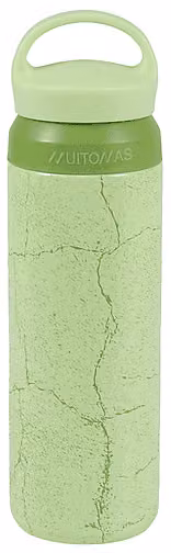 Borraccia termica Muitomas con grafica effetto marmo, colore verde, 500 ml