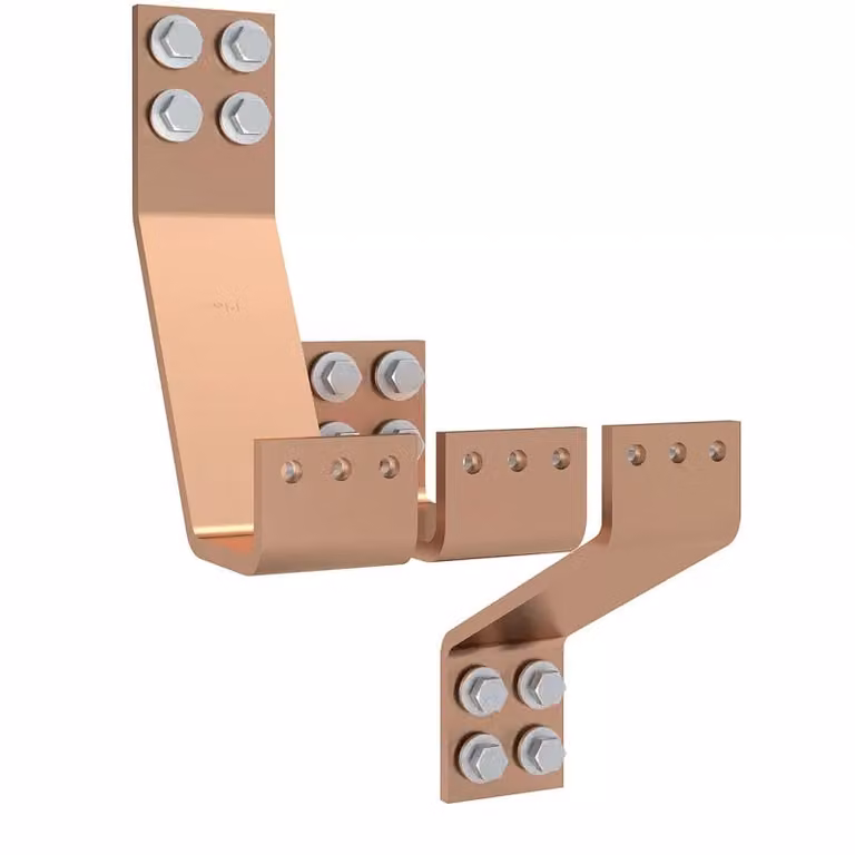 Set di sbarre collettrici ABN CU 80x10 mm, a 3 poli 1600 A, collegamento SAS agli interruttori di media tensione posizioni 4, 5, 6 XAS991SE