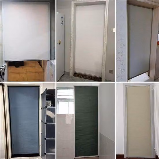 Divisorio per camera - Contenitore ermetico su binari - 125x100 cm - Bianco
