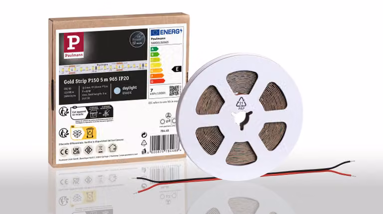 Paulmann Pro Strip, striscia LED dorata, modello P150, codice 965