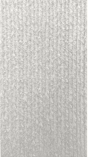 Set 12 Pannelli Decorativi Area 8,6 mq 120x60x2,5 cm Rivestimento Murale Effetto Pietra Graffiata 3D in PU Bianco