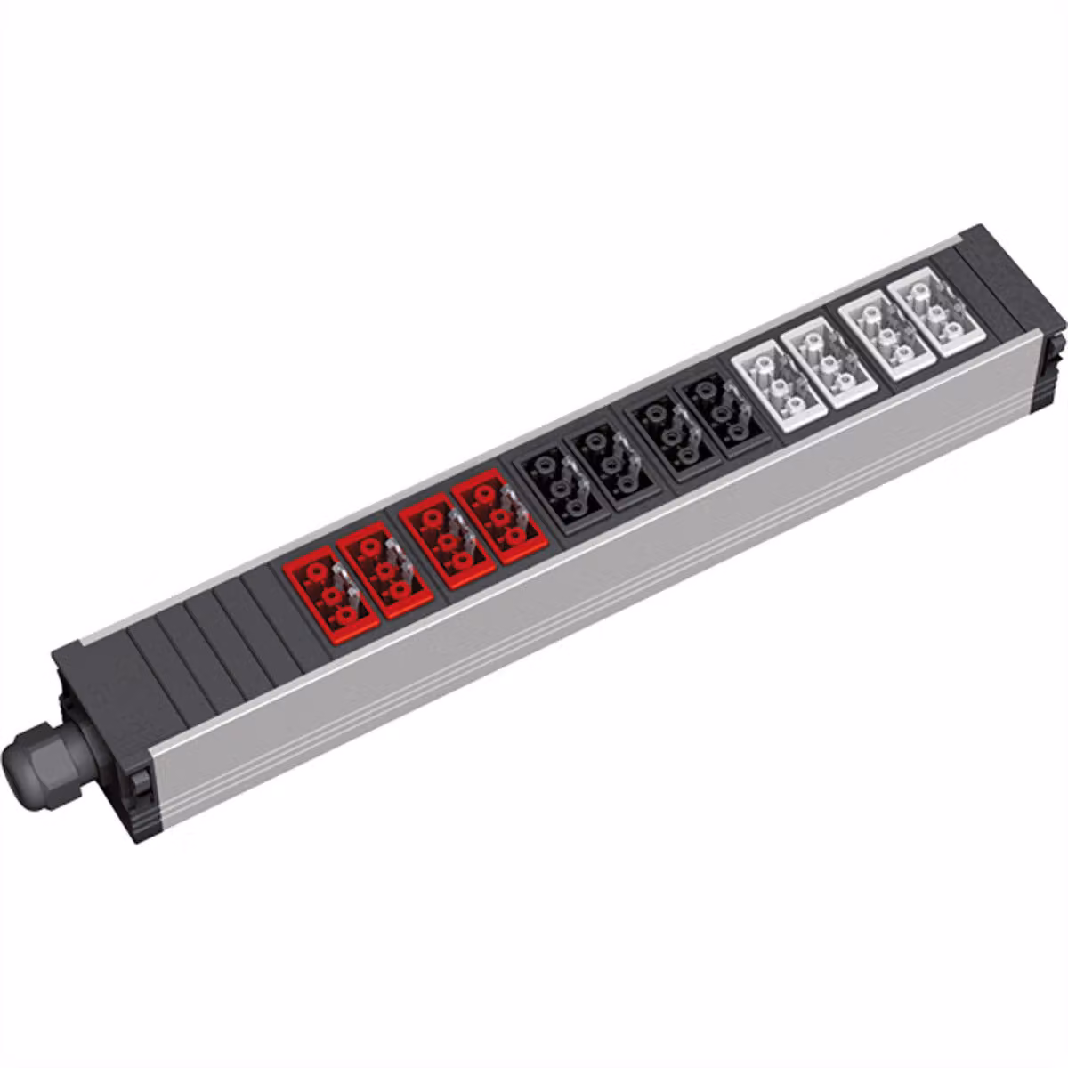 BACHMANN Punto di consolidamento4xSW 4xRosso 4xGrigio, 4xGST18 nero, 4xGST18 rosso, 4xGST18 grigio