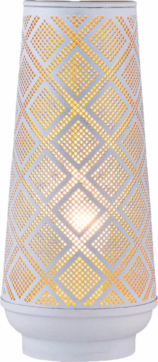 Lampada da terra Boho Deco Lampada da tavolo Qantas Small White
