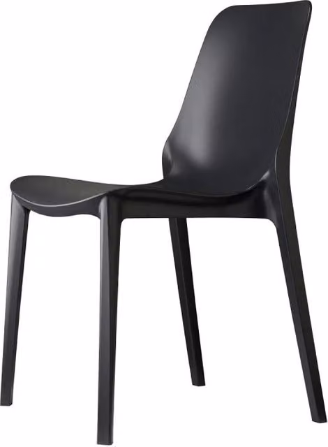 SET 6 SEDIE GINEVRA TECNOPOLIMERO SCAB DESIGN - Antracite 81