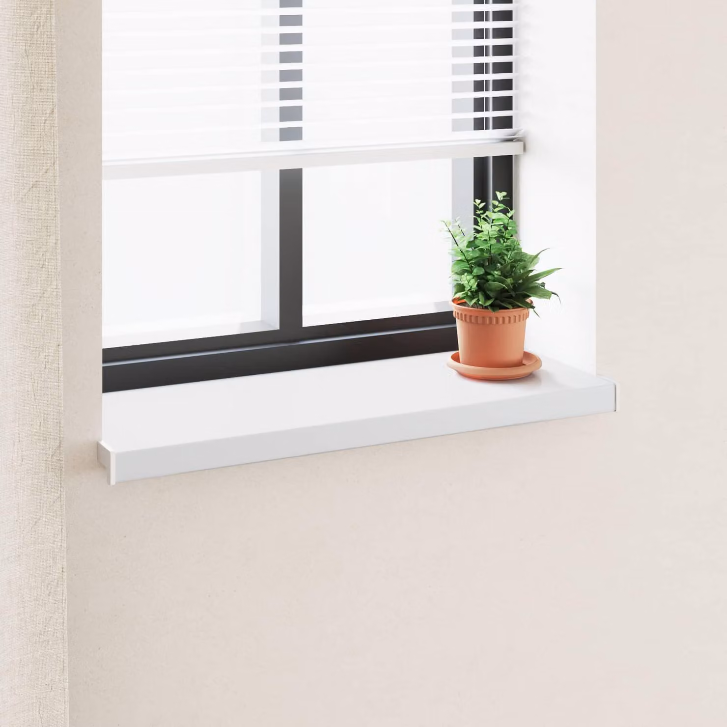 Soglia della Finestra Bianco 100 x 35 x 4,5 cm PVC