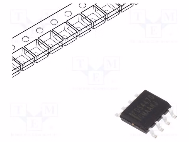 1 x Transistor: MOSFET a canale N, modello FDS4470, transistor SMD, 2,5W, 40V, unipolare, 12,5A