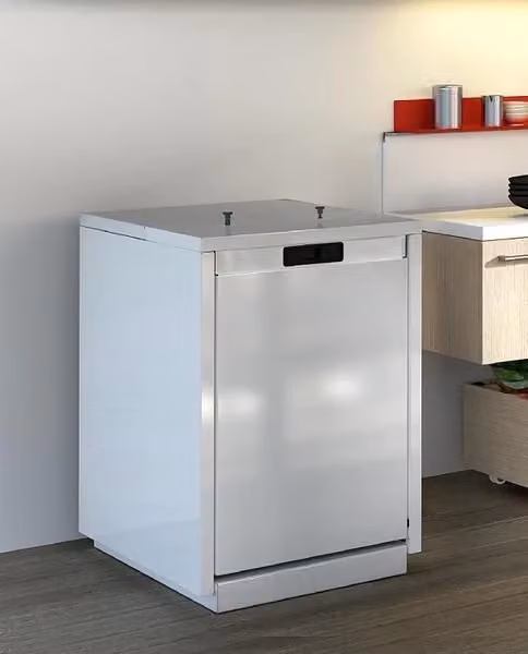 Stufa a pellet Cola LS6NAR0Y TERMO PLUS bianca, potenza termica nominale 23,3 kW, efficienza 91%, L: 61 cm, P: 82 cm, H: 100 cm