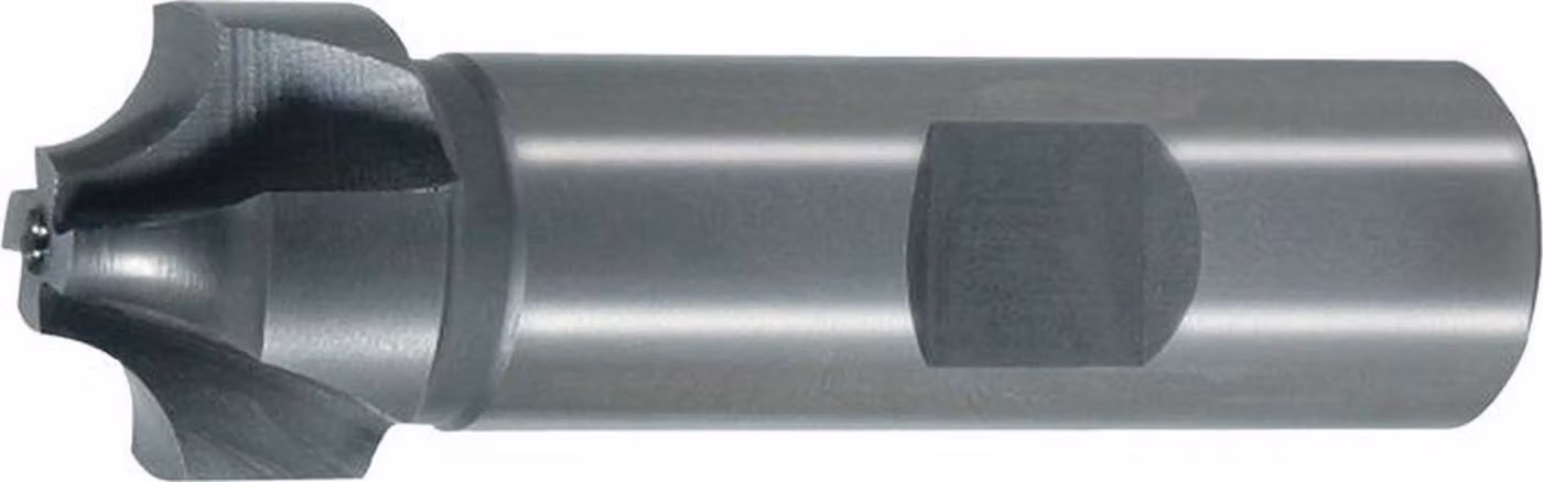 Fresa per profili a quarto di cerchio DIN 6518B TipoN R.2mm D.10mm HSS-Co Weldon