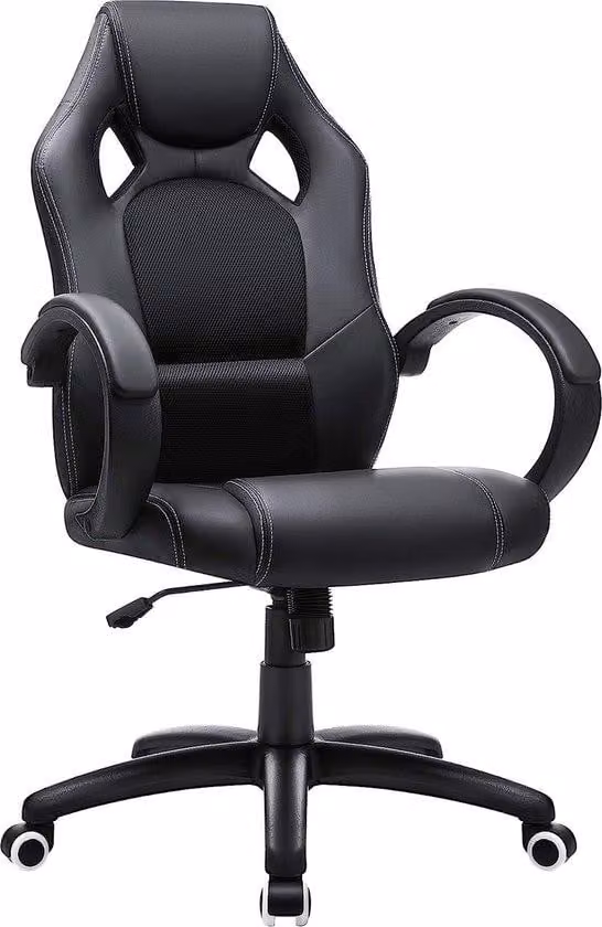 Sedia da ufficio ergonomica Famanu, design racing