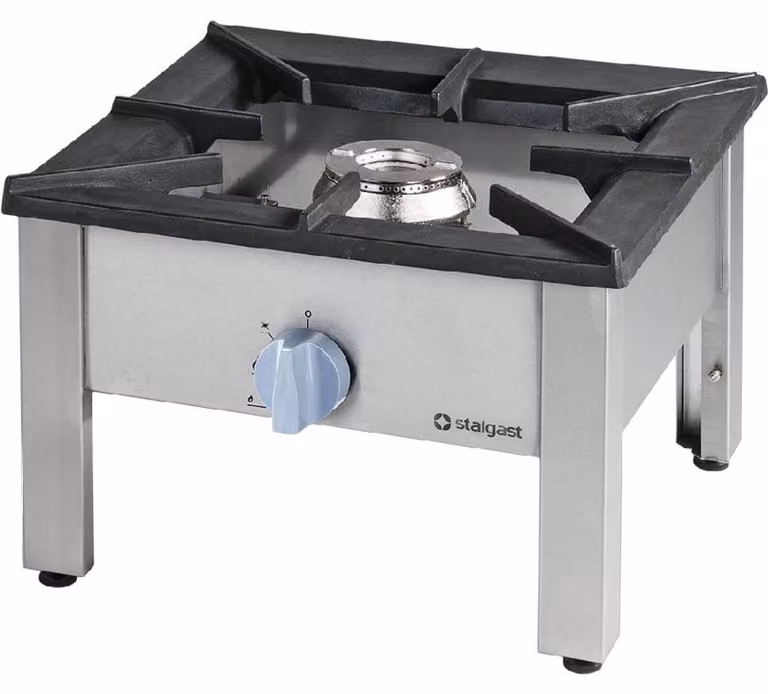 Piano cottura a gas Top Power 14Kw, Con piastra in ghisa, G20, 567X567X413 Mm