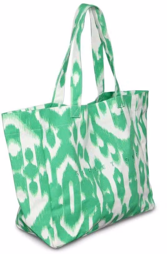 Carrello a mano di grandi dimensioni, verde erba tenue