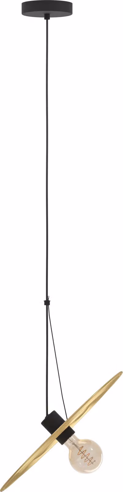 Plafoniera Eglo Lintmill E27 40W Nero