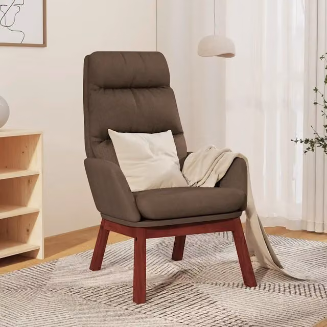 Sedia Relax Tortora in Tessuto 341168