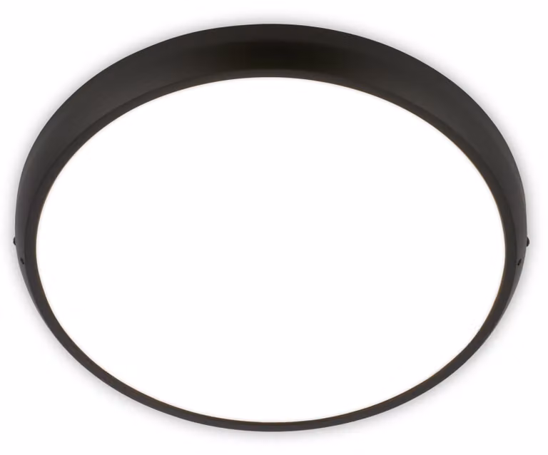 BRILONER - Lampada da soffitto a LED, grado di protezione IP44, luce bianca neutra, colore nero, diametro 37,5 cm