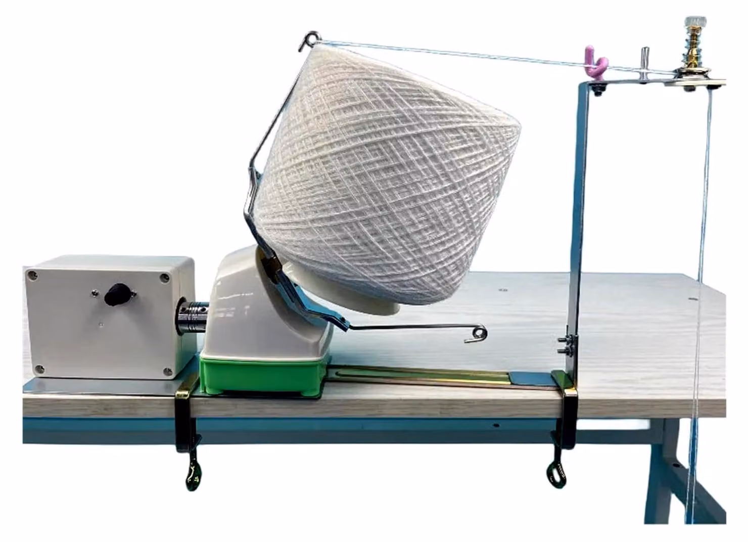 Avvolgitore elettrico per filati, adatto per lana e cashmere, con velocità variabile