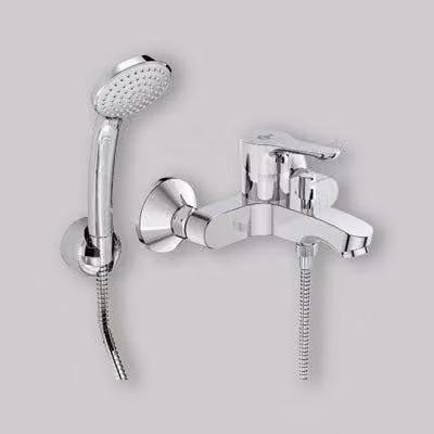 MISCELATORE VASCA ALPHA Cromo + Set doccetta