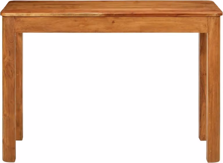 vidaXL Tavolo da pranzo 110x55x76 cm in legno massello di acacia