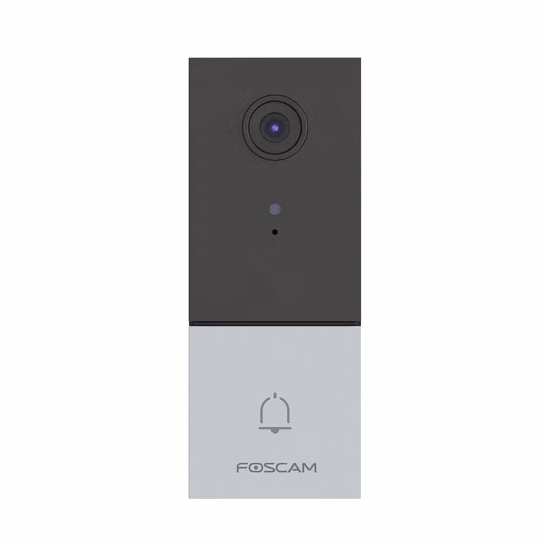 Foscam VD1 video intercom system 4 MP Black, Silver