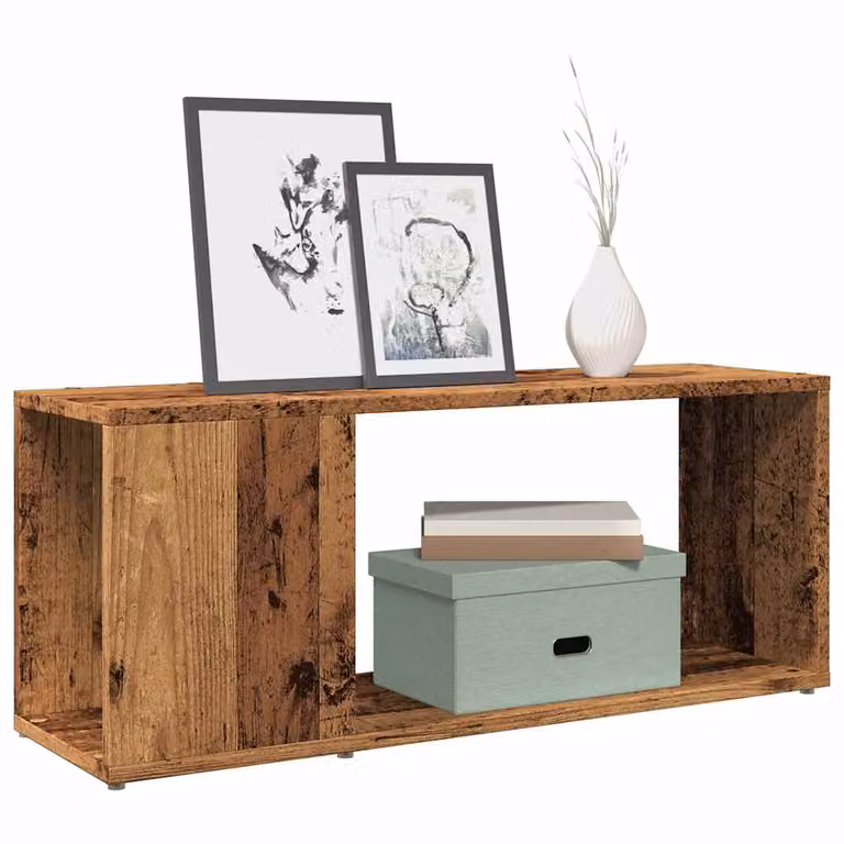 Mobile Porta TV Moderno vidaXL in Legno Marrone, L 80 cm x P 24 cm x H 32 cm