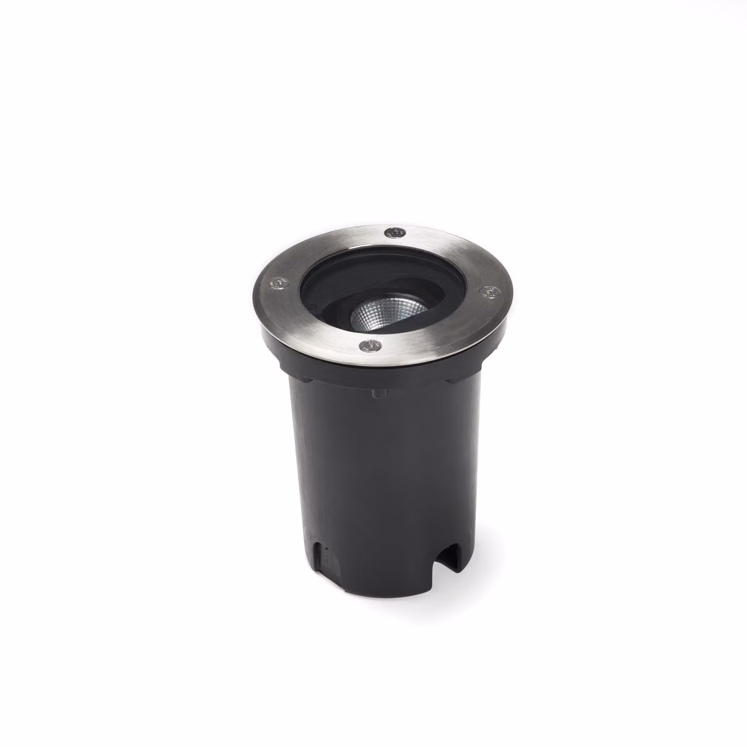 Konstsmide faretto da incasso a pavimento LED con regolazione angolare in acciaio inox, 3000K, 550lm, 1x5W, 240V, acciaio inox/vetro, dimmerabile, 7856-310