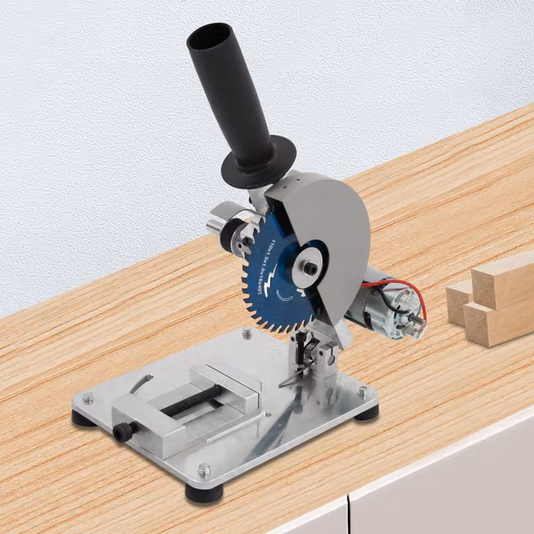 Troncatrice elettrica mini - Lama da 4 pollici - Potenza 96W - Lega di alluminio - Colore nero