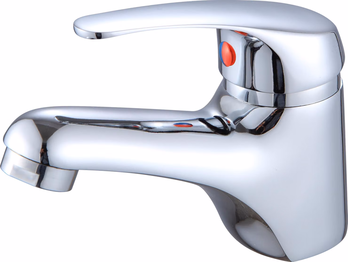 Miscelatore per lavabo, cromo, 2 pezzi, cartuccia Vetroceramica da 40 mm, monocomando