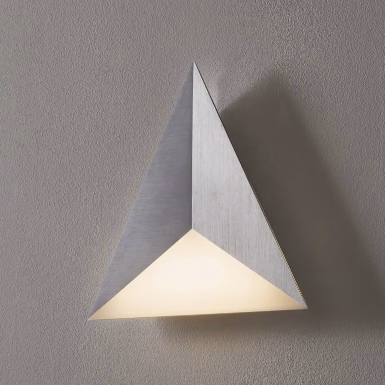Q-Smart-Home Paul Neuhaus Q-TETRA applique LED, Satellite Tetra, dimmerabile, Alluminio / Grigio / Zincato, Soggiorno / Sala da pranzo, Alluminio, Design
