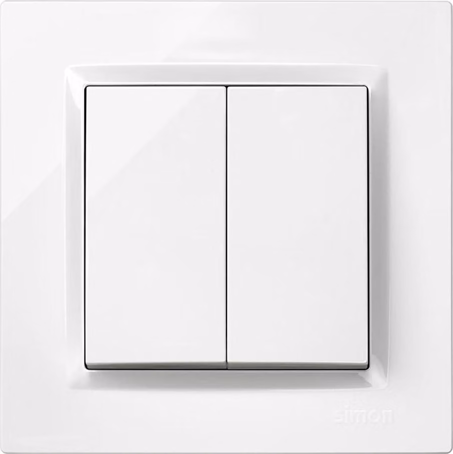 Simon Doppio interruttore Doppio interruttore 8,4 x 4 x 8,4 cm