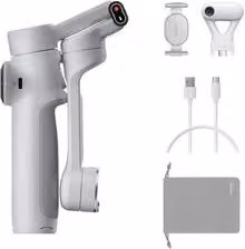 Stabilizzatore Gimbal Insta360 Flow con AI Tracker Bundle, Grigio
