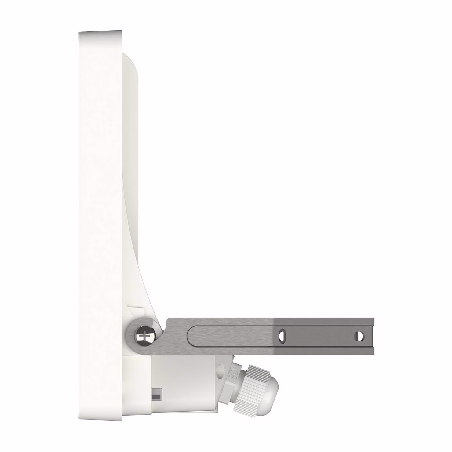 Theben Faretto da esterno a LED theLeda B100 dual, bianco, IP65, Bianco / Opale, Alluminio, Lampada LED da esterni
