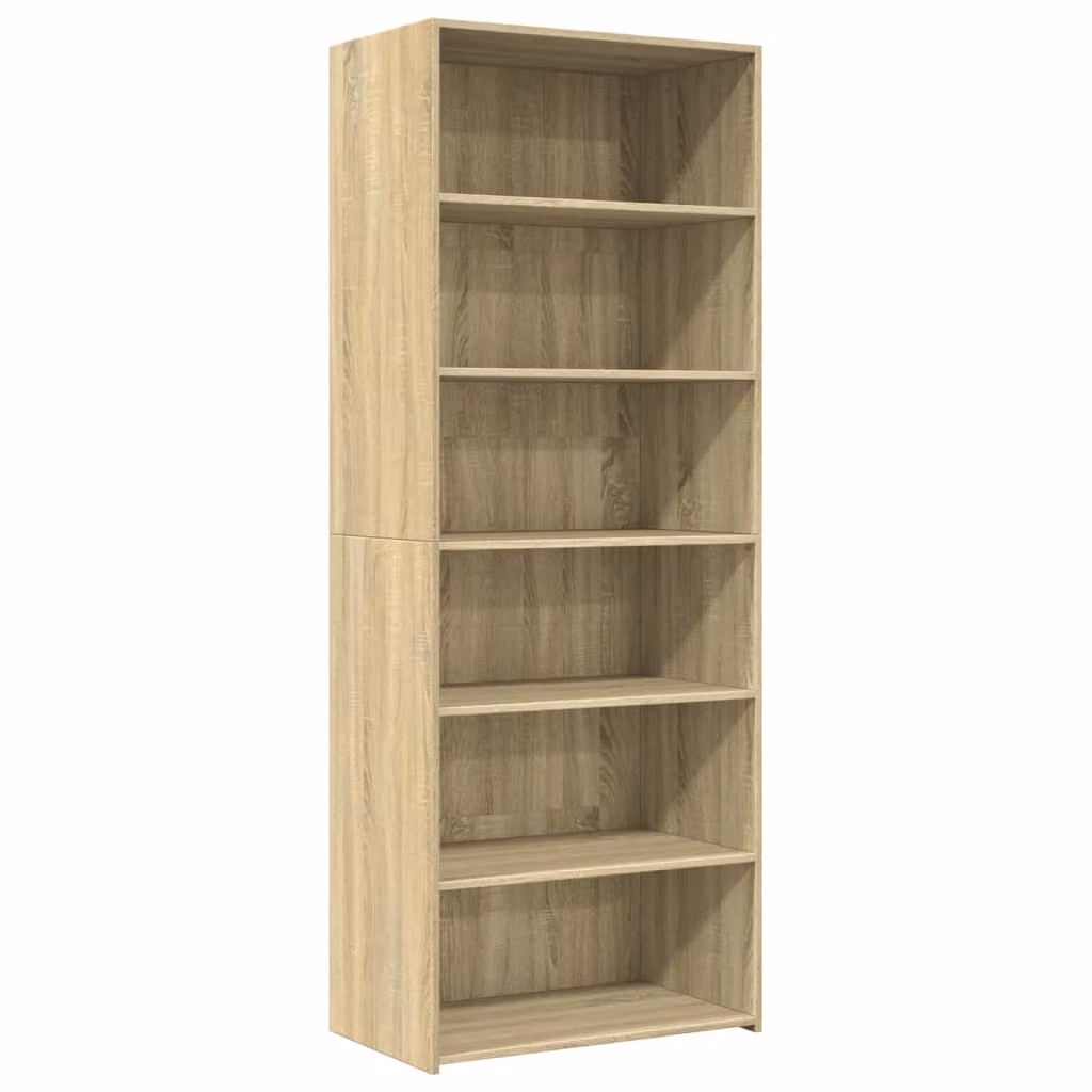 Credenza Rovere Sonoma 70x41x185 cm in Legno Multistrato