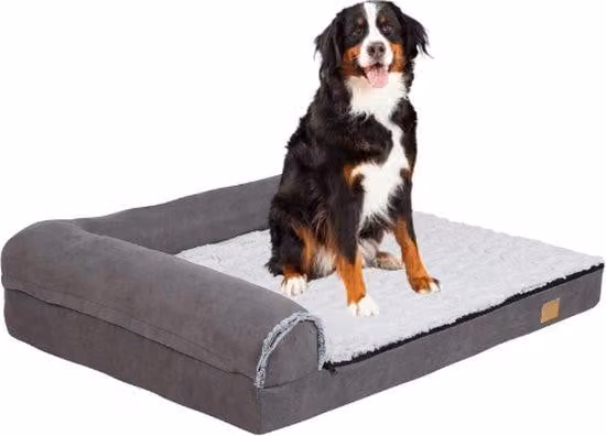 Cuccia ortopedica per cani con rivestimento lavabile - Taglia XXL - 135x100x28 cm - per cani di taglia grande