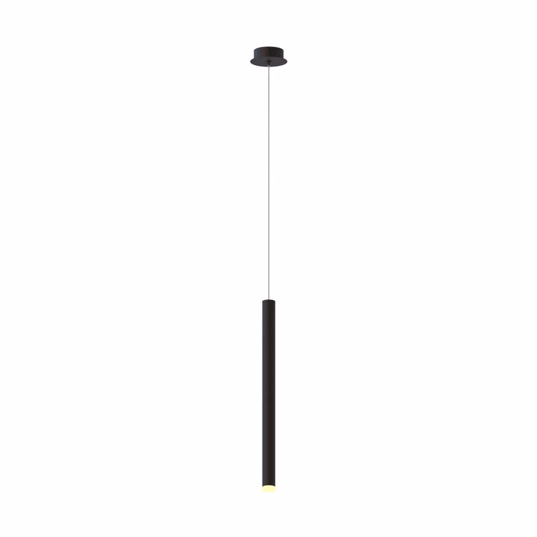 Mantra Iluminación Lampada a sospensione Cala LED, alluminio, nero, Nero, Soggiorno / Sala da pranzo, Metallo, Moderno