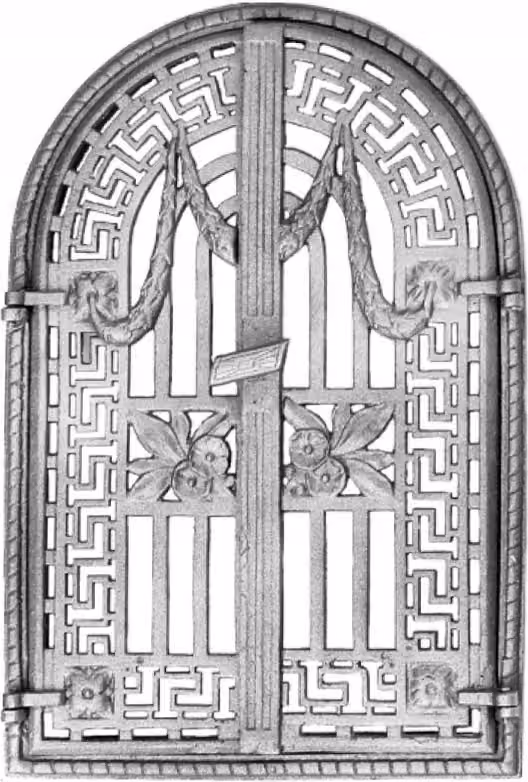 Porta in ghisa per accessori per affumicatoio/grill